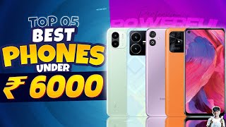 Top 5 Best Smartphone Under 6000 in August 2023  Best EntryLevel Phone Under 6000 in INDIA 2023 [upl. by Oakleil710]