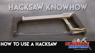 How to use a hacksaw [upl. by Brice]