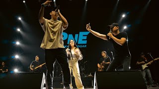 Bagsakan Live  Parokya Ni Edgar with 2 Lucky Fans in Dubai  Coca Cola Arena [upl. by Nobell]