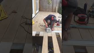 4 days work 45 seconds Millboard deck building bristol woodworking decking deckbuilding [upl. by Skantze]