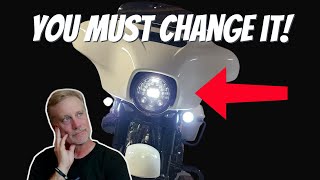 Harley Davidson LED Headlight Comparison  Harley vs Custom Dynamics [upl. by Onida880]