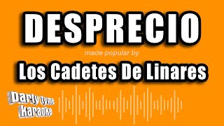 Los Cadetes De Linares  Desprecio Versión Karaoke [upl. by Risan]