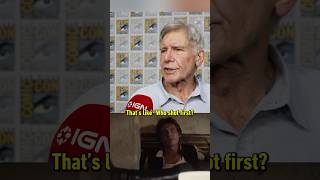 Harrison Ford refuses to answer our question sdcc [upl. by Filemon9]