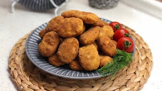 DIŞARDAN ALMAYA SON ❗️1 KG TAVUKTAN 50 ADET NUGGET YAPTIM YEMELERE DOYAMADIKBecerikli Anne [upl. by Ilam]