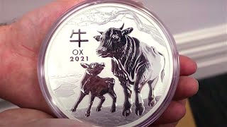 An EPIC Unboxin Of Oxen  Perth Mint 2021 Lunar Ox Silver Coins [upl. by Ttevy]