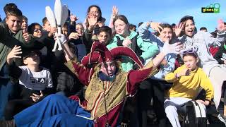 Los escolares de Gines visitan el XVI Mercado Medieval y Navideño de Gines 2023 [upl. by Hyman]