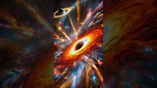 Spaceship navigating black hole interstellar movie ai creative foryou trending space [upl. by Ientirb621]