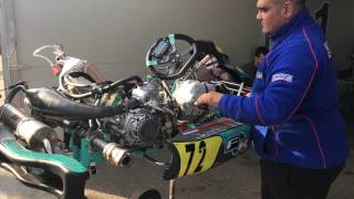 Warm up engine Vortex WSK Super Master Series Round 4 Sarno [upl. by Une]