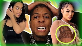 NBA Youngboy Stunting w Wife Jazlyn Mychelle Finally Over Baby Mama Jania Meshell amp Covered Tattoo [upl. by Cordell601]