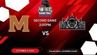 PANTHER BASKETBALL S3 DAY 6 OCTOBER 11 2024 GAME 2 BROWN MARRONERS VS BLACK CITY PART 1 [upl. by Esiouqrut]