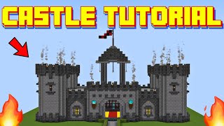 How To Make Castle in Minecraft 120  Castle Tutorial Minecraft Hindi [upl. by Caldeira]