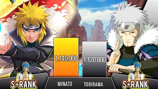 Minato vs Tobirama Power Levels  Naruto Power Levels [upl. by Corneille627]