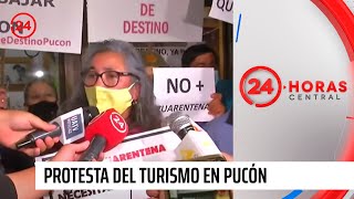 quotVamos para la quiebraquot Protesta de trabajadores del turismo de Pucón por inicio de cuarentena [upl. by Lina38]