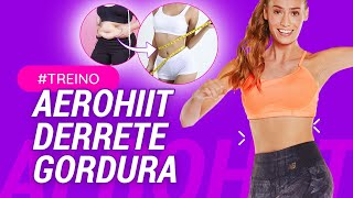 Treino para PERDER PESO RÁPIDO  AEROHIIT CARDIO WORKOUT [upl. by Larrad]