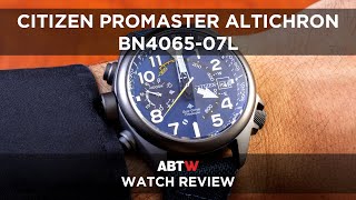 Citizen Promaster Altichron BN406507L MultiSensor Watch Review [upl. by Kavita]