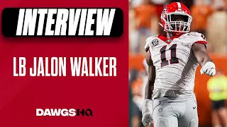 Jalon Walker says Georgia is taking it one game at a time after loss ahead of Tennessee matchup [upl. by Dranyer]