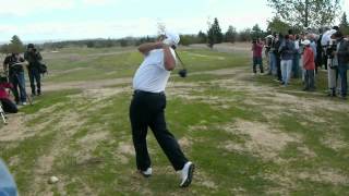 YardasTour  Angel Cabrera en Slow Motion en Valle del Golf [upl. by Noorah230]