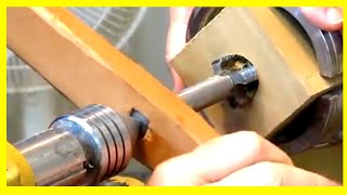 Make a Wood Faceplate for Woodturning  Beall Spindle Tap [upl. by Eirrod879]