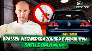 Krassen wegwerken zonder overspuiten  AUTOKRASSENNL [upl. by Nylatsyrk]