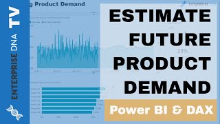 Estimating Future Product Demand In Power BI Using DAX [upl. by Joaquin731]