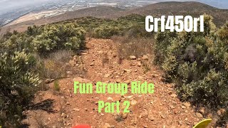 Crf450rl  Group Ride on Some Fun Terrain ktm crf300l Part 1 dualsportmotorcycle [upl. by Fahey85]