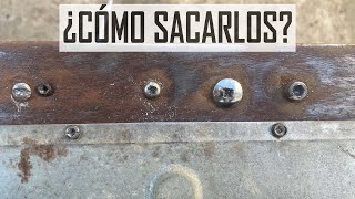 🔩🪛COMO SACAR TORNILLOS BARRIDOS SIN EXTRACTOR TORNILLOS CABEZA DESGASTADA DAÑADOS 4 MANERAS [upl. by Fiore]