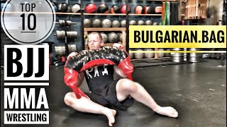 Bulgarian Bag Exercises for Jiu Jitsu MMA Wrestling [upl. by Solhcin]