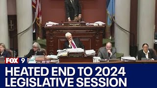 Heated end to 2024 Minnesota legislative session [upl. by Netsryk]