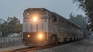 Trains In Santa Barbara amp Goleta  AMTK 509 AMTK 203 CDTX 90225 amp More [upl. by Frum854]