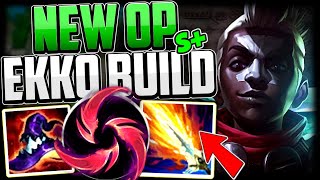 NEW EKKO BUILD IS A 1v9 MACHINE  Ekko Jungle Beginners Guide Season 14 Best BuildRunes [upl. by Sonafets]