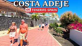 TENERIFE  COSTA ADEJE  Nearly 30 degrees and Everyone on the Beach 🌡️ 4K Walk ● July 2024 [upl. by Noffets]