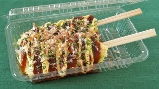 Hashimaki Okonomiyaki on Chopsticks はしまきの作り方  OCHIKERON  CREATE EAT HAPPY [upl. by Enialem]