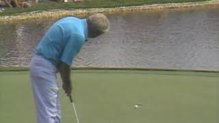 59 Year Old Arnold Palmer Sinks a 20Footer on the Last Hole for Birdie  1989 PGA Championship [upl. by Gent336]