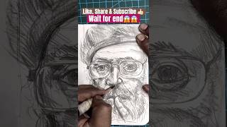 Draw with Me Old Man Face😱😱🥸👨‍🦳how drawing ytshortsindia [upl. by Tonie]