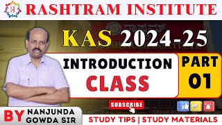 Introduction Class  Nanjunda Gowda Sir  Part 01 [upl. by Ihab601]