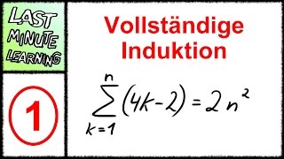 Vollständige Induktion  Aufgabe 1  Summe über 4k2 [upl. by Bennion904]