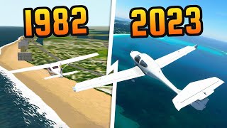 Evolution of Microsoft Flight Simulator NEW 19822023 [upl. by Aiyt]