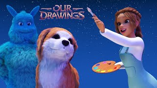 OUR DRAWINGS  PRINCESS MOVIE  Full Animation Film  Artist [upl. by Delaney]