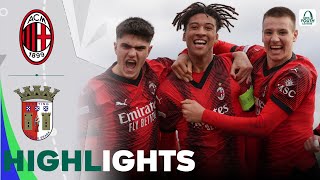 Milan vs Sporting Braga  What a Game  Highlights amp Penalty Shootout  UEFA Youth League 28022024 [upl. by Atimad]