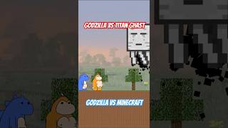 Meet Titan Ghast Minecraft  Godzilla vs Minecraft shorts animation cartoon godzilla [upl. by Gav]