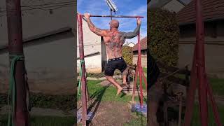 Pullup rockair sports muscleup rockairworkout motivation calisthenics tattoo [upl. by Aikym546]