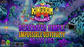 Kingdom Rush Alliance  Desecrated Temple Impossible [upl. by Selestina420]