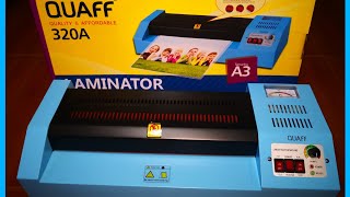 HOW TO LAMINATE paanomaglaminate  Quaff Laminating Machine Heavy Duty  Ann Rivera [upl. by Dev]