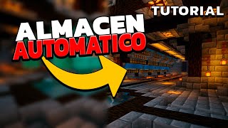 Almacen AUTOMATICO para TODOS LOS ITEMS de TU SURVIVAL  Tutorial Minecraft para TODAS LAS VERSIONES [upl. by Anitteb]