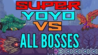 SUPER YOYO IS BROKEN In TERRARIA ALL BOSSES Revengeance Mode [upl. by Iroj893]