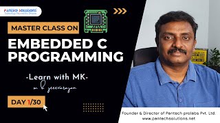 Master Class on quotEmbedded C ProgrammingquotDAY 130  M K Jeevarajan [upl. by Joliet]