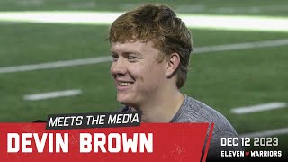 Devin Brown talks about Kyle McCords decision to transfer preparing for the Cotton Bowl [upl. by Snah]