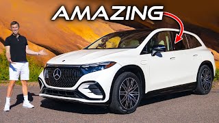 The most luxurious Mercedes EQS SUV review [upl. by Rakso]