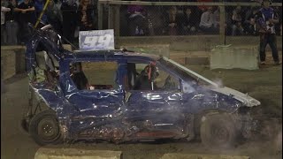 Mitchell Fair Demolition Derby 2024 Junk Run [upl. by Ohcirej]