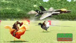 The Great Chicken Race 2 With William Tell Overture Music and Sound Effects [upl. by Bendite]